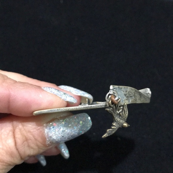 Vintage Klein Birdhouse w/ Bird Brooch - Picture 5 of 6